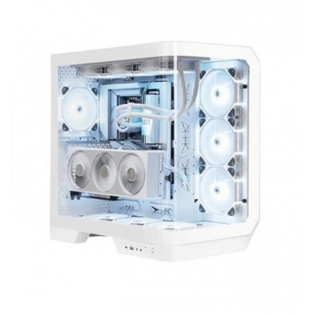 DARKFLASH DY570 ATX Cristal Curvo ARGB blanca
