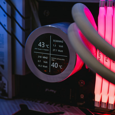 DARKFLASH DN360S Liquid CPU Cooler 360mm blanca