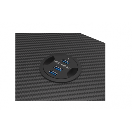 Genesis HOLM 510 RGB CARBONO 160X75 Negra