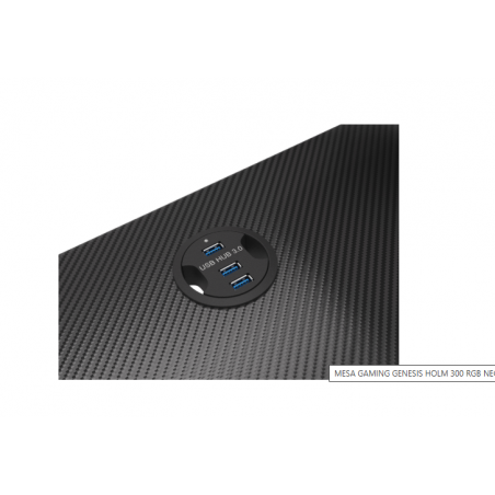 Genesis HOLM 300 RGB Carbono Negra Gaming