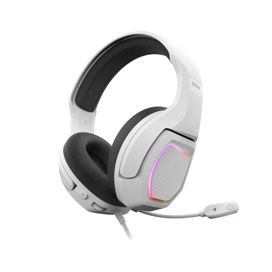 Krom Kopa Gaming 7.1 VIRTUAL Blanco