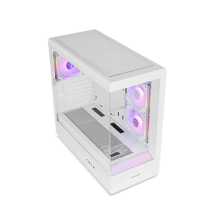 Nox Hummer Signal ARGB Cristal Templado sin marco Blanca