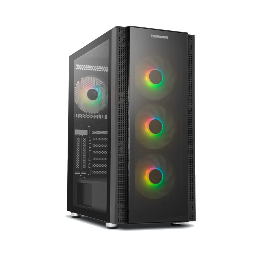 Nox Hummer Hyperflow AERO ARGB USB 3.0 Negra