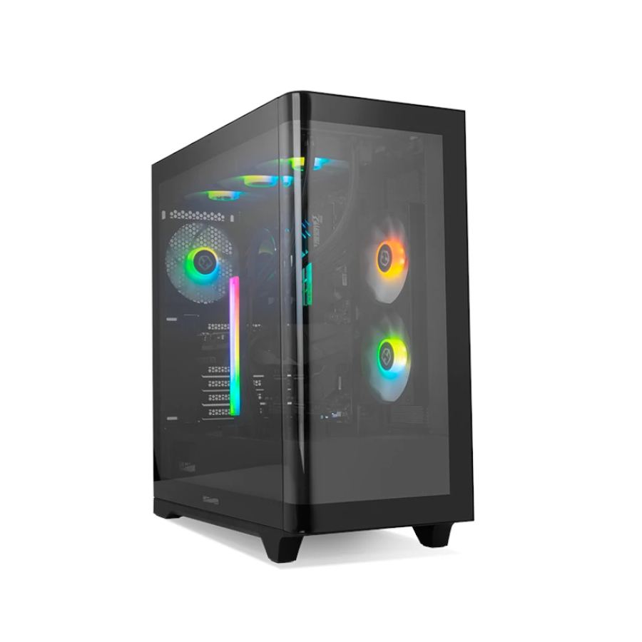 Nox Hummer ETHER ATX Cristal Curvo Negra