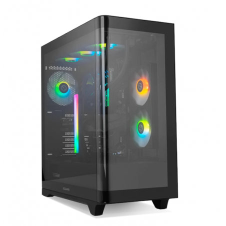 Nox Hummer ETHER ATX Cristal Curvo Negra
