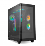 Nox Hummer ETHER ATX Cristal Curvo Negra