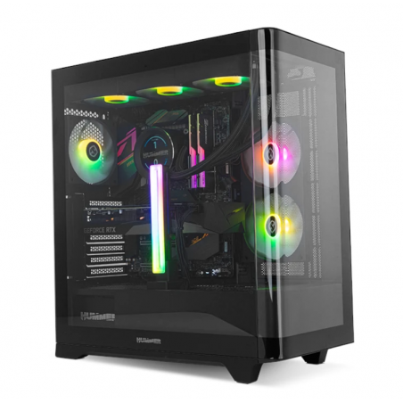 Nox Hummer ETHER ATX Cristal Curvo Negra