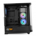 Nox Hummer ETHER ATX Cristal Curvo Negra