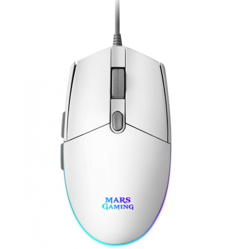 Mars Gaming MMG 3200dpi RGB Blanco