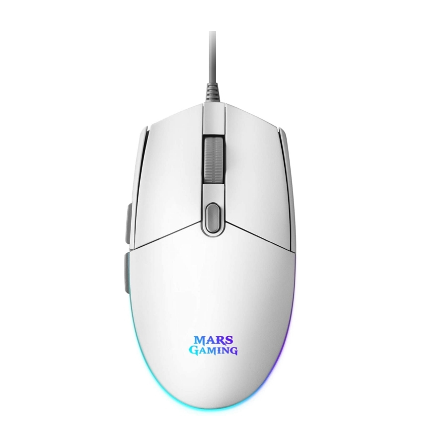 Mars Gaming MMG 3200dpi RGB Blanco