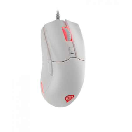Genesis Krypton NMG-1842 750 RGB Gaming Óptico 8000 DPI Blanco