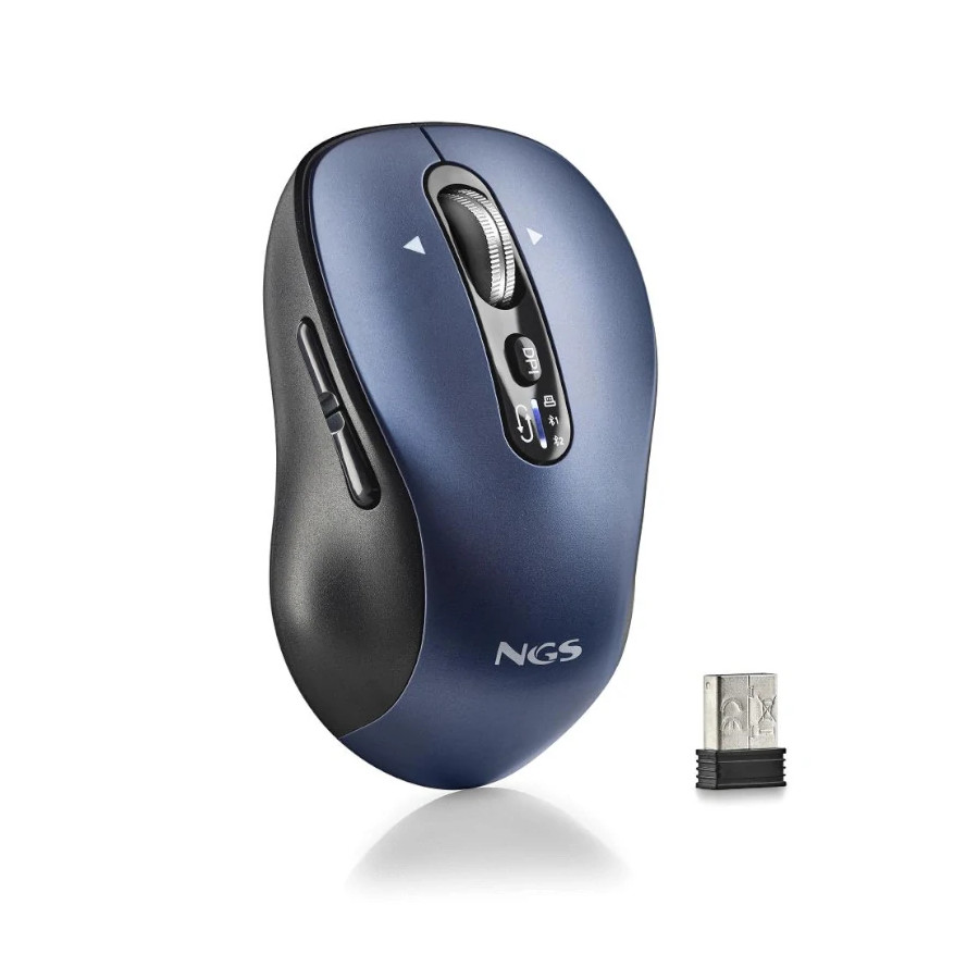 NGS INFINITY-RB Recargable 1000 DPI Negro/Azul