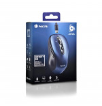 NGS INFINITY-RB Recargable 1000 DPI Negro/Azul