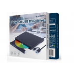 Gembird Grabadora DVD Externa USB-031 DVD±RW USB Negra