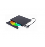 Gembird Grabadora DVD Externa USB-031 DVD±RW USB Negra