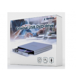 Gembird Grabadora DVD Externa DVD-USB-021-SV Plata