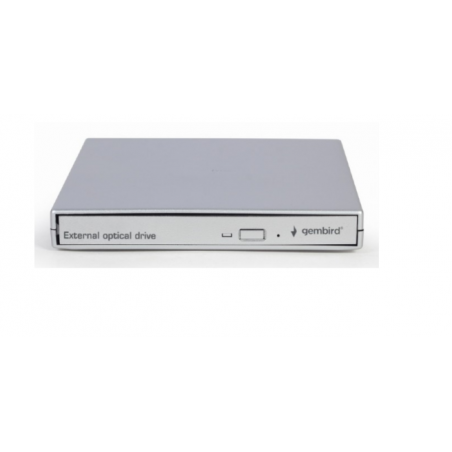 Gembird Grabadora DVD Externa DVD-USB-021-SV Plata
