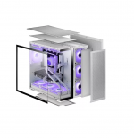 Mars Gaming MC-NOVA2  ATX Cristal Templado Blanca