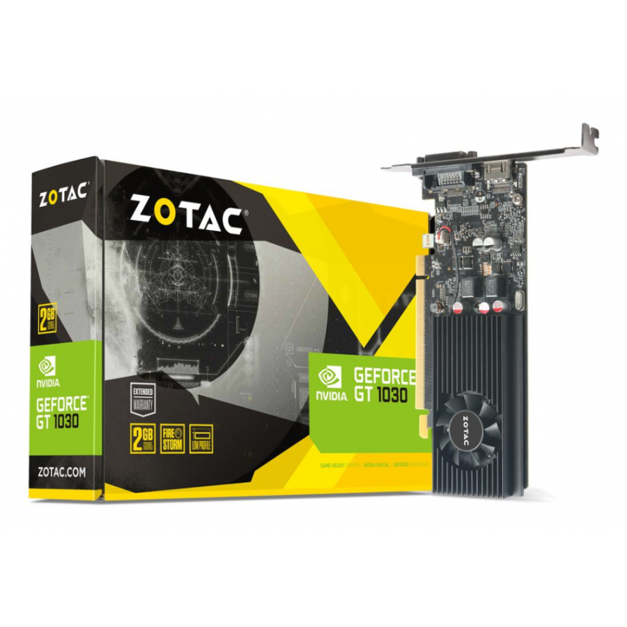 ZOTAC TARGETA GRAFICA ZOTAC GT1030 2GB GDDR5 64 BIT HDCP HDMI