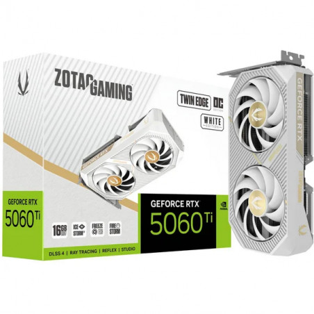 ZOTAC RTX 5060TI 16GB TWIN EDGE OC GDDR7 WHITE