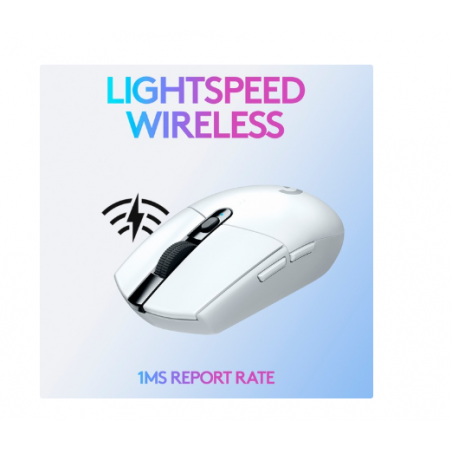 Logitech G G305 Wireless óptico 1200 DPI Blanco