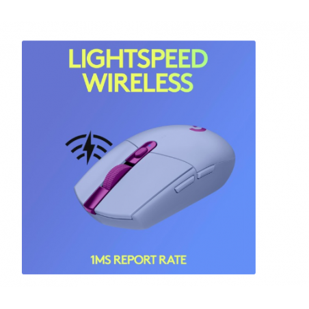Logitech G G305 Wireless óptico 1200 DPI Rosa