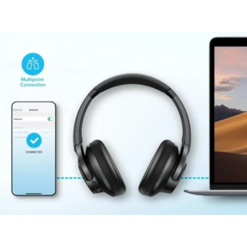 Soundcore Auricular Q20i Alámbrico Cancelación de Ruido Azul