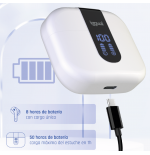 iggual Auriculares inalámbricos TWS Bluetooth blanco