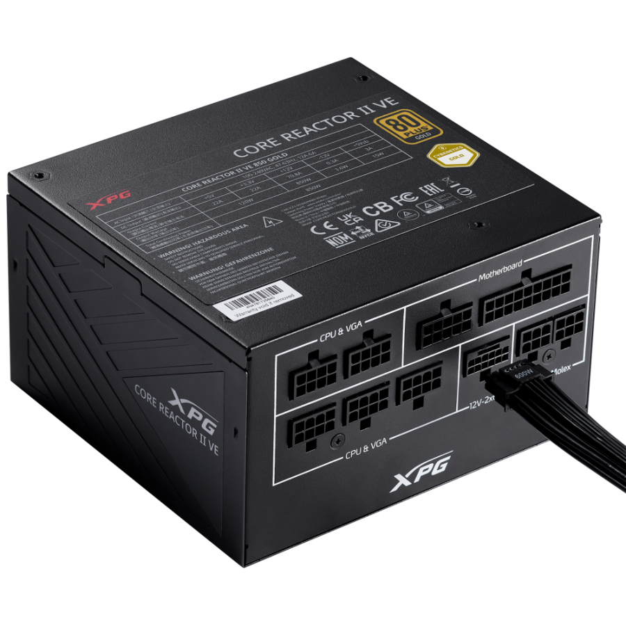 FUENTE ALIMENTACION XPG COREREACTOR II VE 650W 80+ GOLD FULLY MODULAR ATX