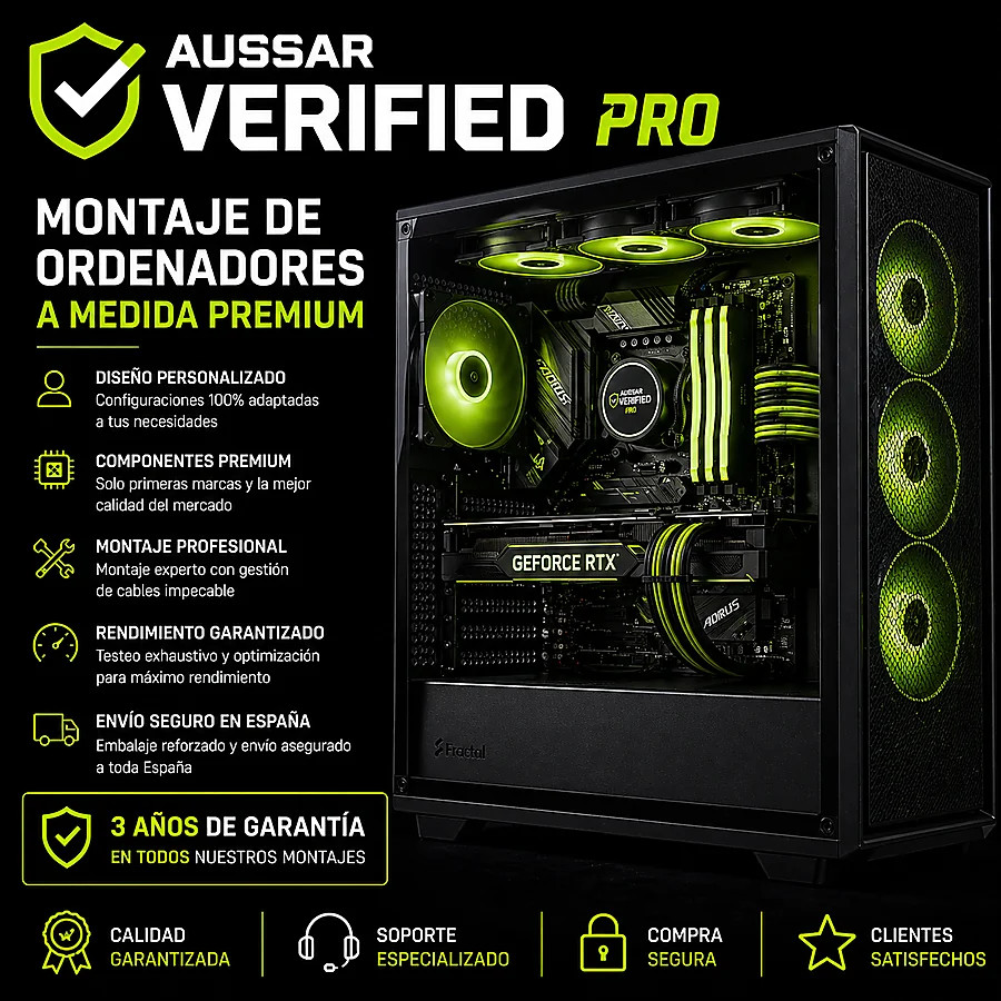 Montaje y testeo Premium Aussar Verified