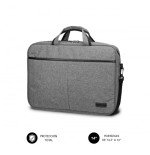 SUBBLIM Maletín Ordenador Elite Laptop Bag 13,3-14" Grey