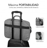 SUBBLIM Maletín Ordenador Elite Laptop Bag 13,3-14" Grey