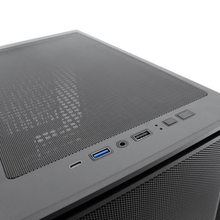 COOLBOX GA700 DARKSIDE GPU MAX 315mm CRISTAL TEMPLADO LIQUIDA 240mm USB-C NEGRA