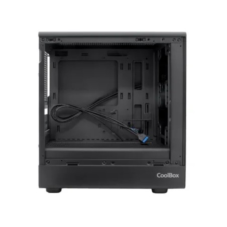 COOLBOX GM350 DARKFACE GPU MAX 315mm CRISTAL TEMPLADO LIQUIDA 240mm USB-C NEGRA
