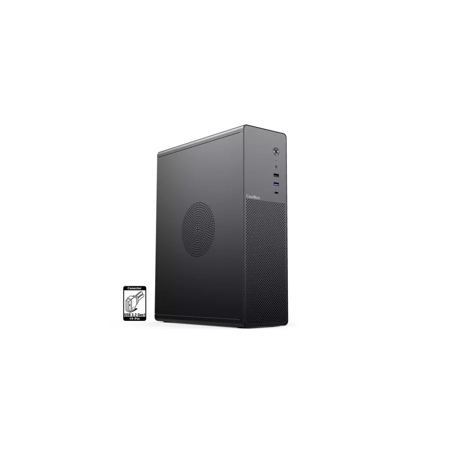 COOLBOX PCT100-0 USB-C 3.2 GEN1 FULL METAL SIN FUENTE+ 1VENT 90MM