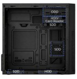 COOLBOX M680 GPU MAX 295mm 1x5.25 2x3.5 3x2.5 F.A BASIC 500W COLOR NEGRO