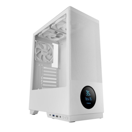 CAJA ATX 2SAGITTA20 GPU MAX 332mm 1x3.5 2x2.5 BLANCO PANTALLA DIGITAL EDICION 20 ANIV