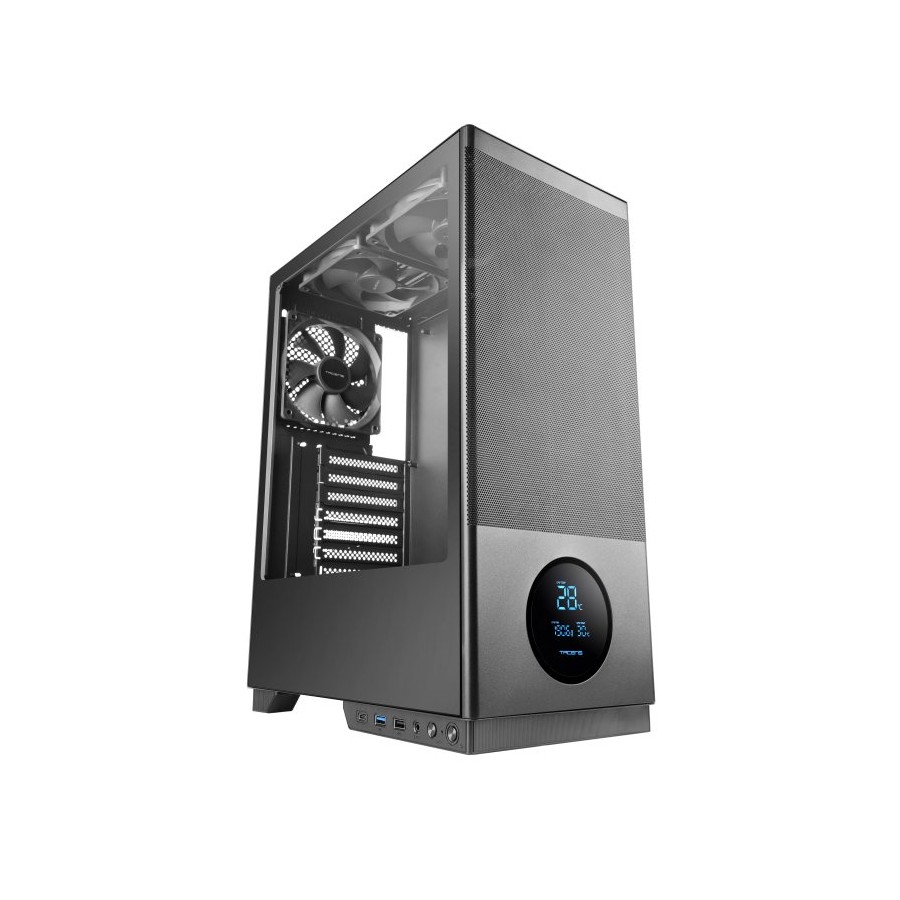 CAJA ATX 2SAGITTA20 GPU MAX 332mm 1x3.5 2x2.5 COLOR NEGRO PANTALLA DIGITAL EDICION 20 ANIV