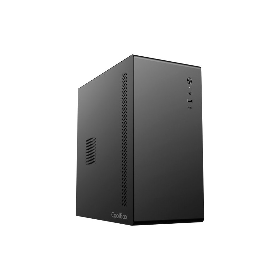 CAJA MICROATX COOLBOX M640C GPU MAX 300mm 1x3.5 2x2.5 COLOR NEGRO CON FUENTE BASIC500GR 500W