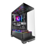 CAJA ATX MARS GAMING MCPRISMA NEGRO TRIPLE CRISTAL TEMPLADO GPU MAX. 430mm 4x2.5