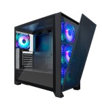 CAJA ATX COOLBOX GE2000 DUALVIEW GPU MAX. 395mm 2x3.5 1x2.5 NEGRO