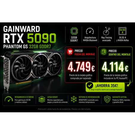 AussarPC TITAN 7800X3D RTX5090 32GB DDR5 2TB
