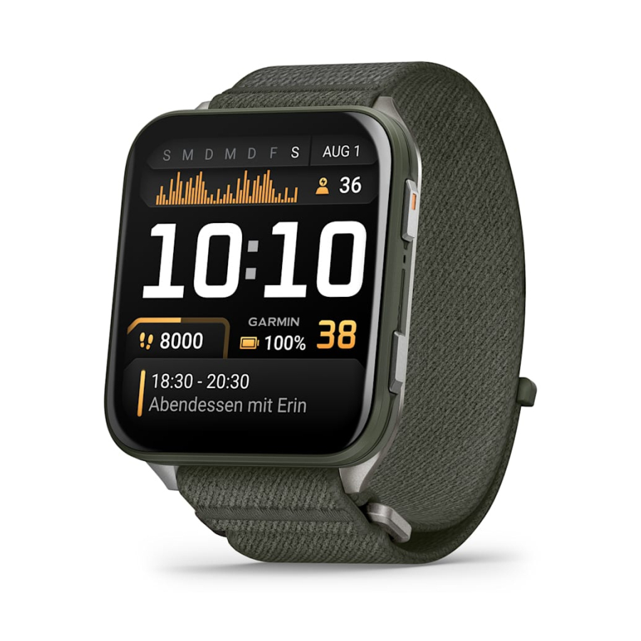 Garmin Venu X1 (2") AMOLED táctil Wifi GPS (satélite) Verde Gris
