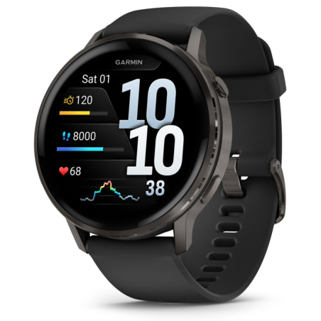 SMARTWATCH GARMIN VENU 4 45 MM BISEL NEGRO