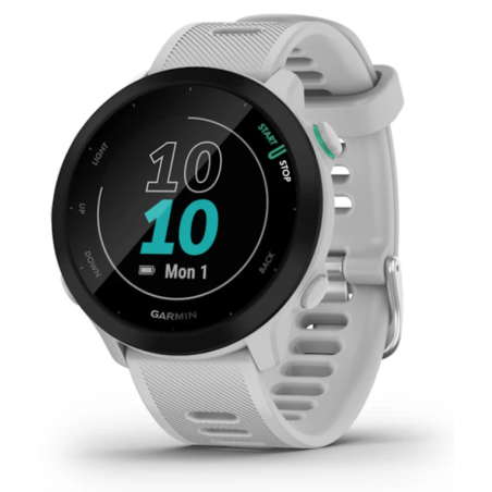 SMARTWATCH GARMIN FORERUNNER 55 GPS 42MM WHITESTONE