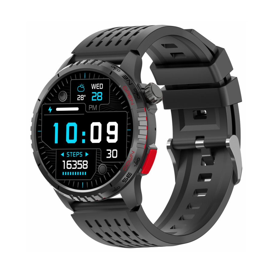 Denver SWG-345B AMOLED GPS Bluetooth 5.3 (satélite) Negro