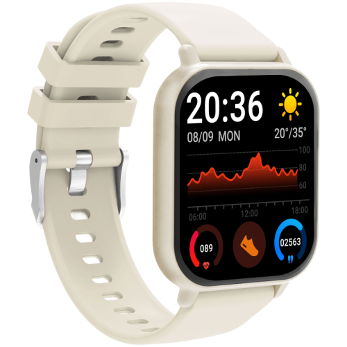 SMARTWATCH DENVER BLUETOOTH CON FRECUENCIA CARDIACA Y PRESION ARTERIAL BLANCO
