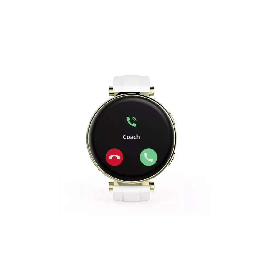 SMARTWATCH HAMA 7000 AMOLED 1.32" IP68 3ATM Blanco Oro Llamadas manos Libres