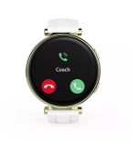SMARTWATCH HAMA 7000 AMOLED 1.32" IP68 3ATM Blanco Oro Llamadas manos Libres