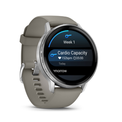 Garmin Venu 4 1.4" AMOLEDtáctil 8GB GPS (satélite) Plateado